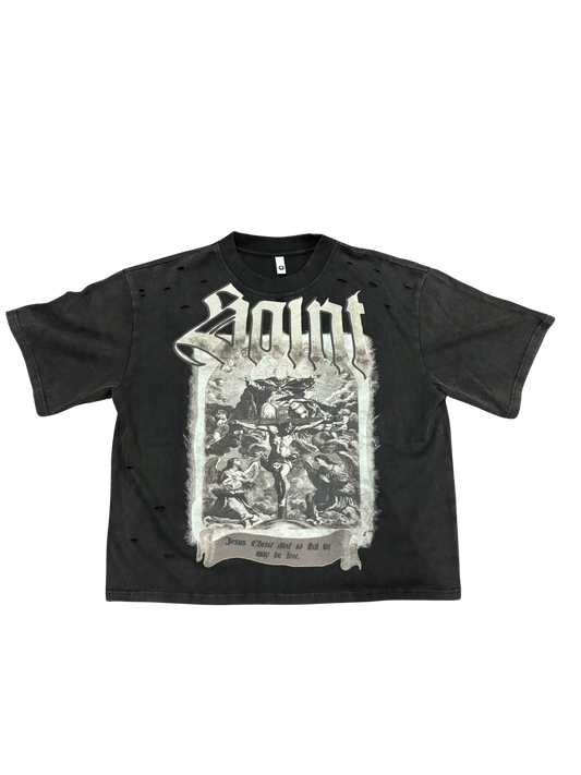 Saint Vintage Distressed Tee
