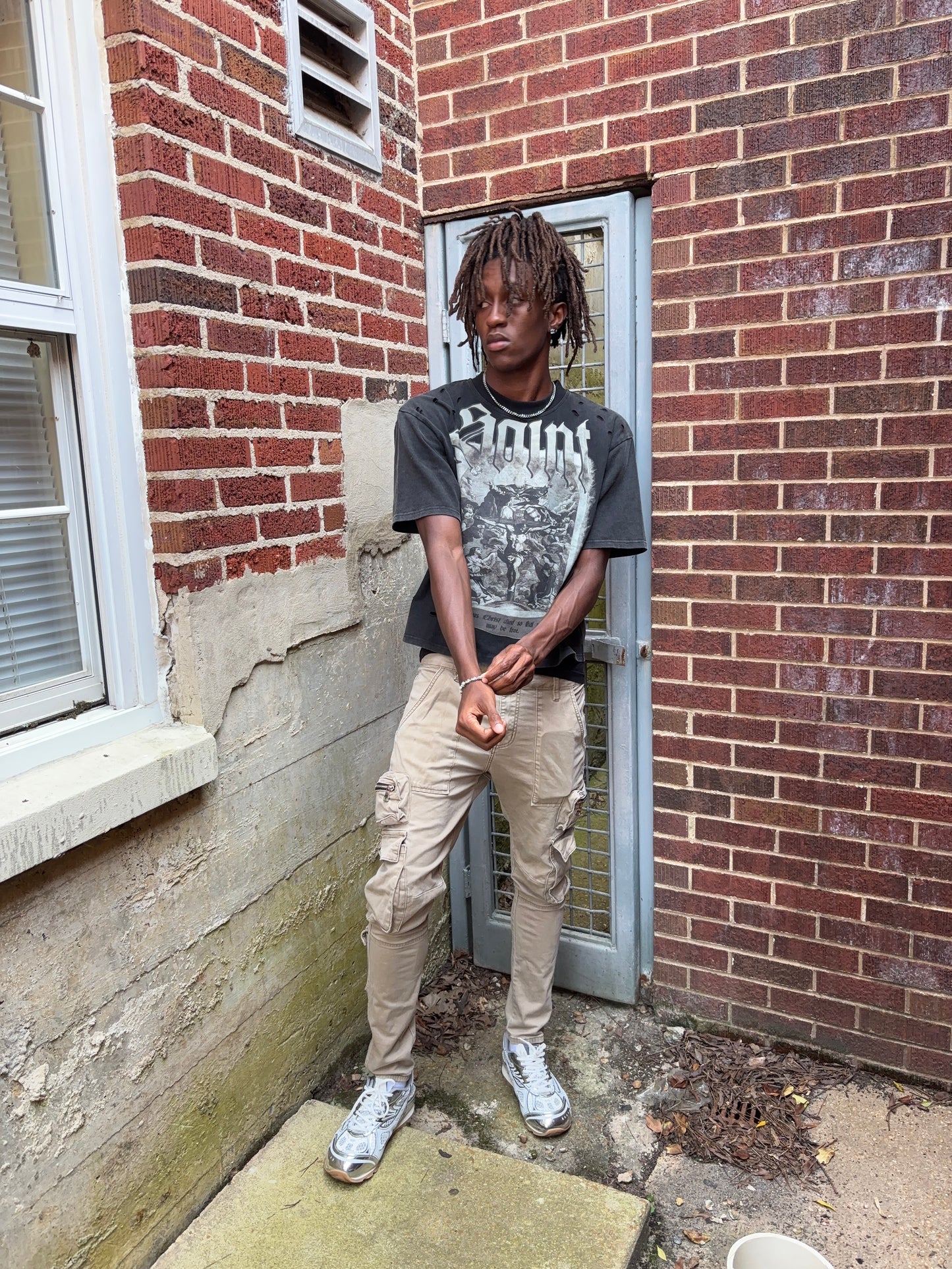 Saint Vintage Distressed Tee